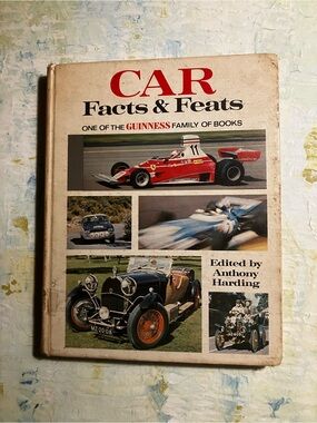 CAR Facts & Feats Hardcover Book - Red/Cream Cover